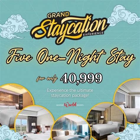 newport world resorts hotel|GRAND STAYCATION PACKAGE .
